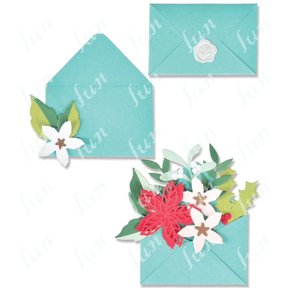 

Handmade Foldable Festive Envelope Metal Cutting Dies DIY Scrapbooking Paper Cards Embossing Decoration Craft Supplies New 2022