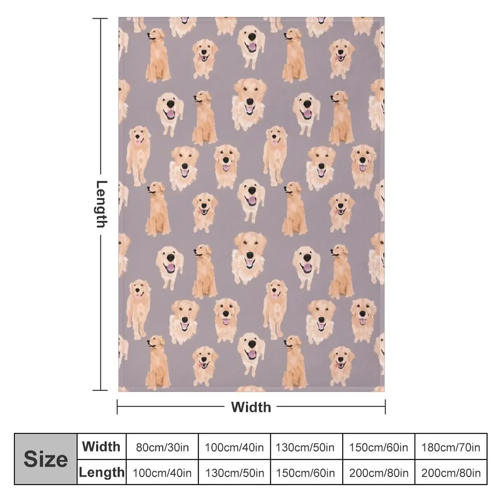 Одеяло с золотистым ретривером рождественское украшение мягкие теплые зимние