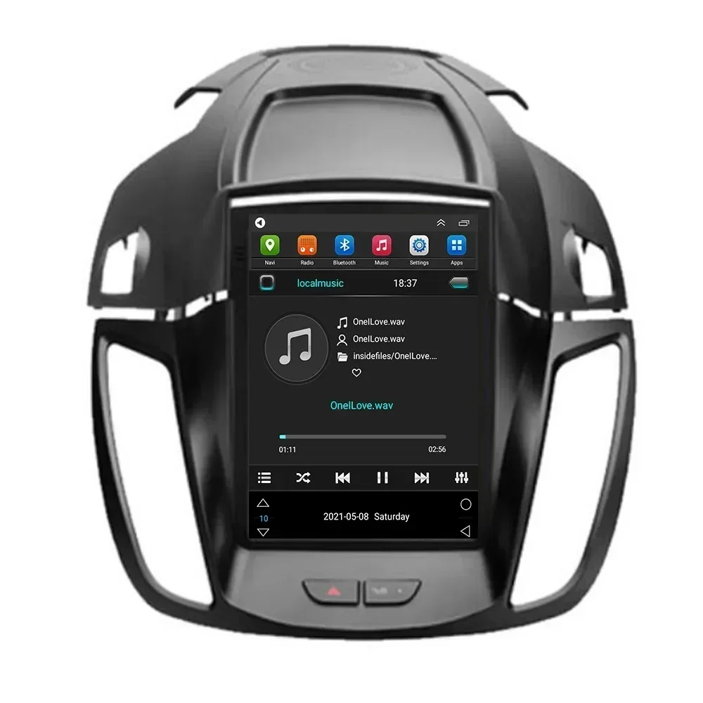 Для Tesla Style 2Din Android 13 Автомобильный радиоприемник для Ford Kuga 2 Escape 3 2012-2035