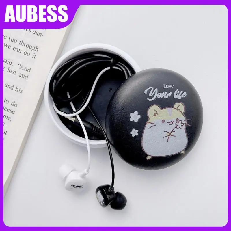 

Portable Storage Box Headphones Easy To Carry Large Capacity Subwoofer Suitable For The Placement Of Earphone Wires Small Size