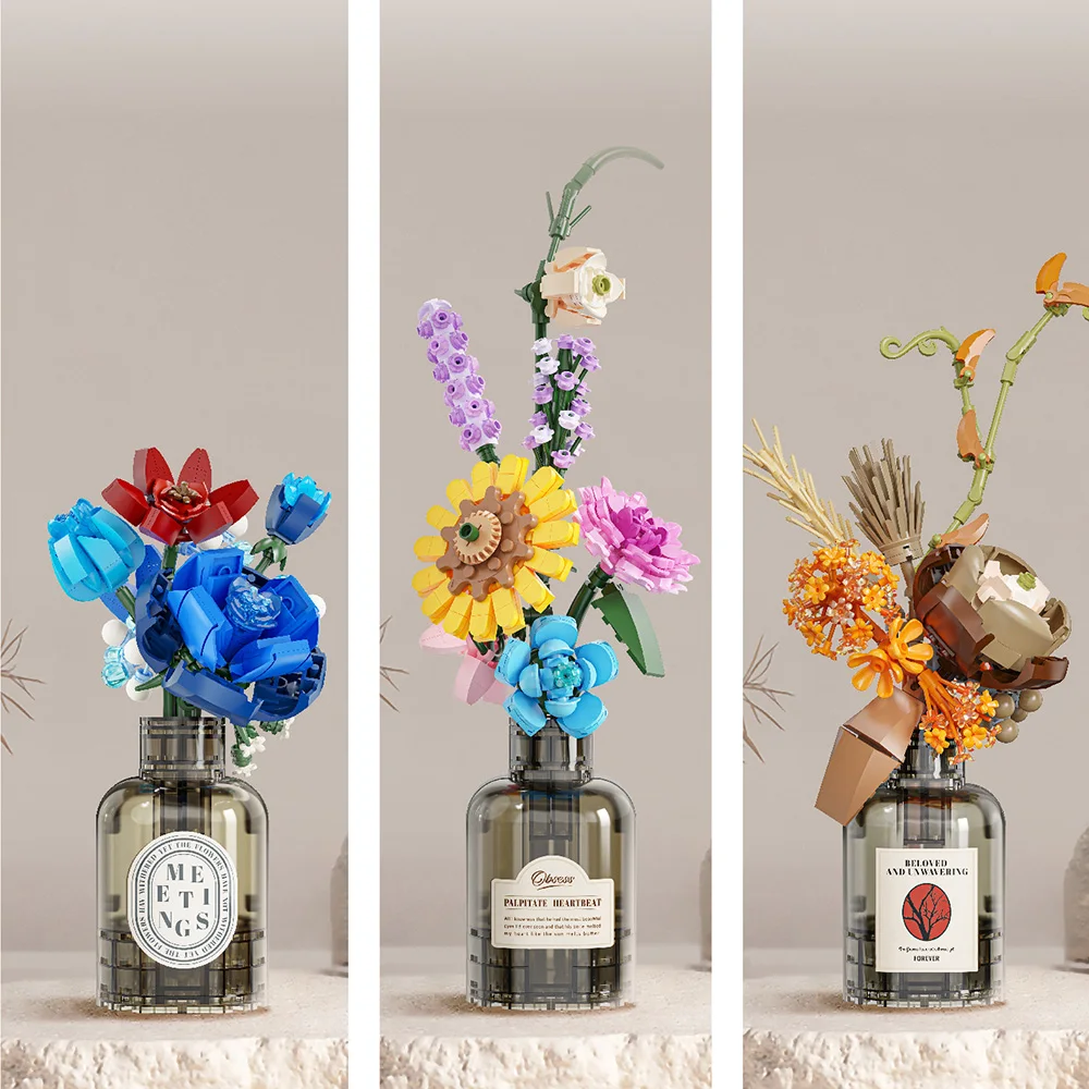 Мини-кирпичи красочные строительные наборы уникальное украшение для дома своими