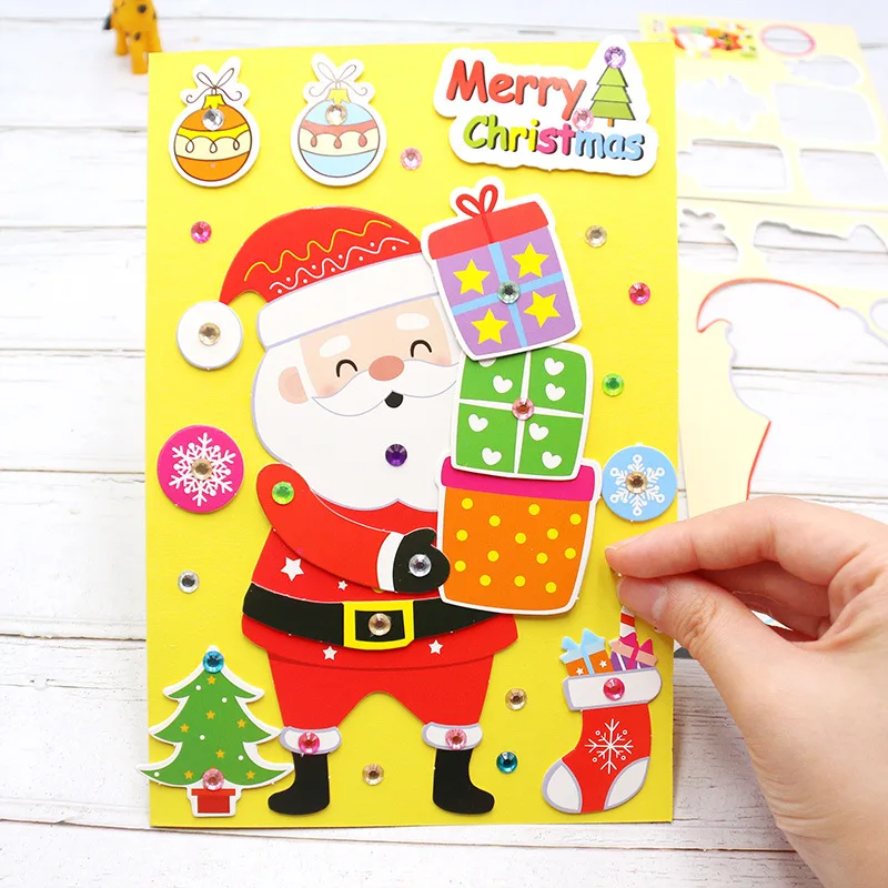 NEW christmas decoration house crafts card arts diy toys Puzzle kids educational for children's girl/boy gift | Игрушки и хобби