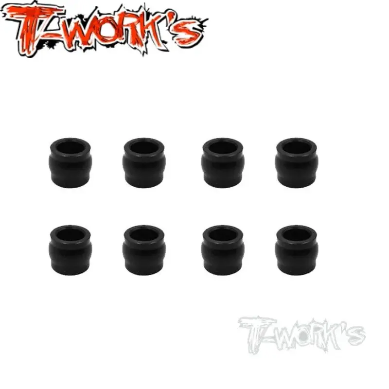 Original T works  TO-193 POM Shock Cap Bushings ( For TEKNO EB/NB/NT/SCT ) 8pcs. Rc part