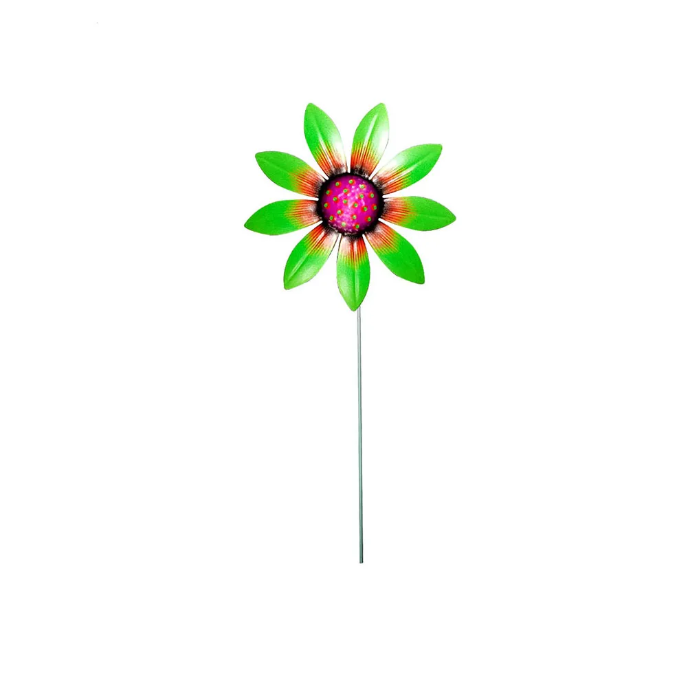 

Hardware Crafts Flower Stakes Iron 4 Colors Flower Stakes Art Home Decoration Yellow/blue/green/pink Flower Beds