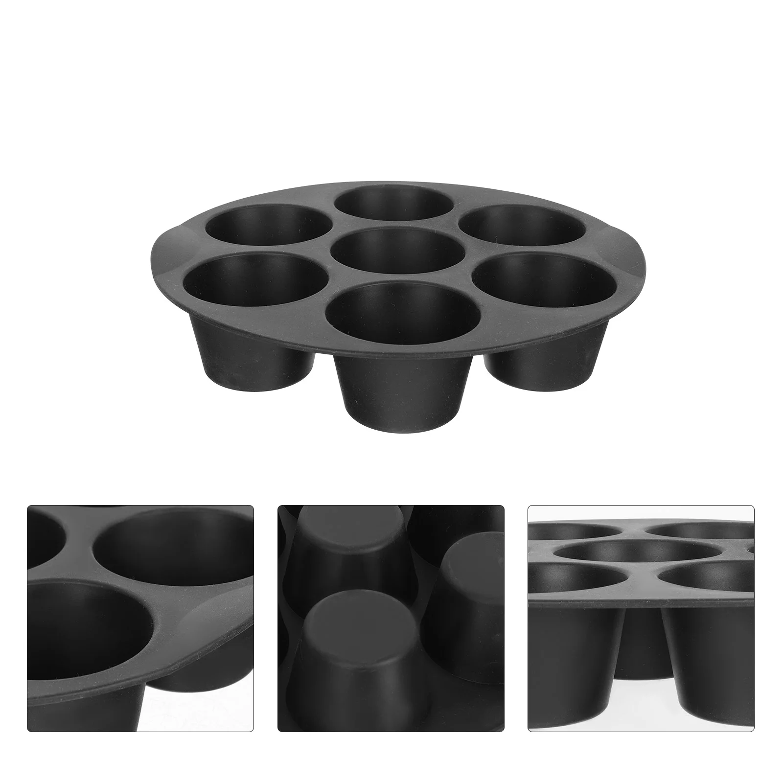 

Muffin Pan Baking Cake Cupcake Air Fryer Silicone Cups Mold Tray Pans Molds Mini Moulds Chocolate Holes Accessories Rubber Round