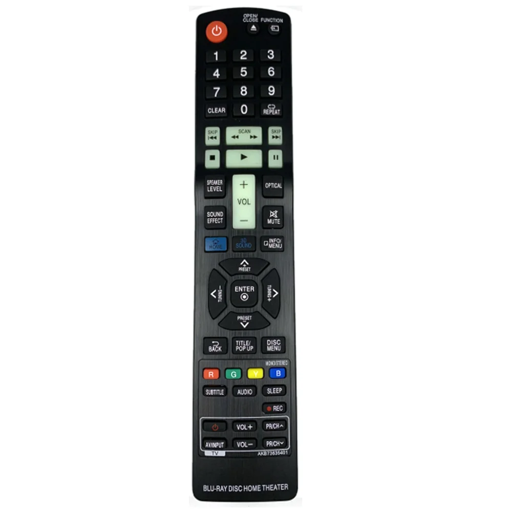 

Replcement AKB73275501 for LG Home Theater BLU-RAY Remote Control LHB336 LHB536 LHB976 HB906TAW