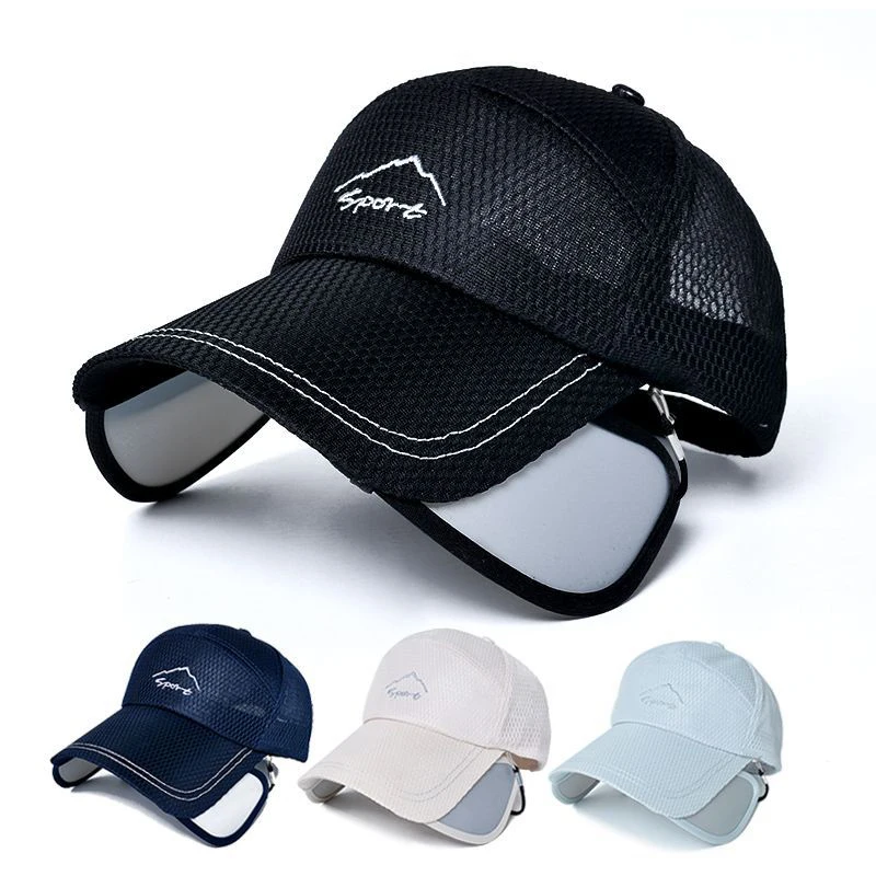 

Men's Pull Plate Adjustable Baseball Cap Outdoor Breathable Sunscreen Hat Summer Sunshade Hat Fashionable Breathable Lightweight