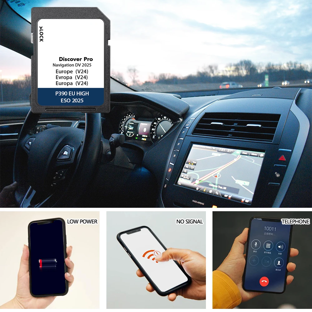 Карты GPS Sat Nav для Volkswagen Golf Sportvan 5G из 2014