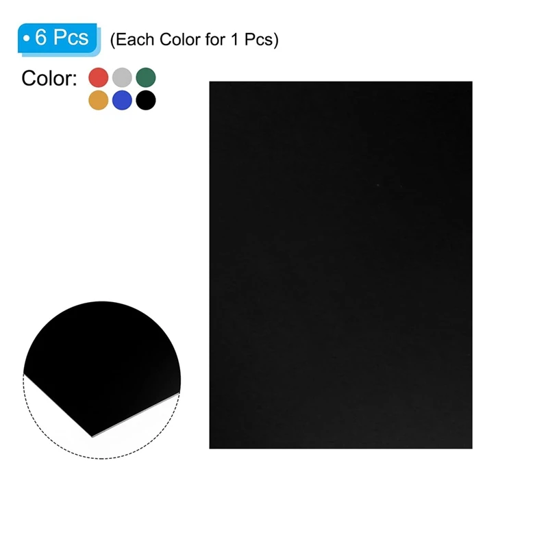 Набор листов из анодированного алюминия гравировальные заготовки толщиной 0 8 мм