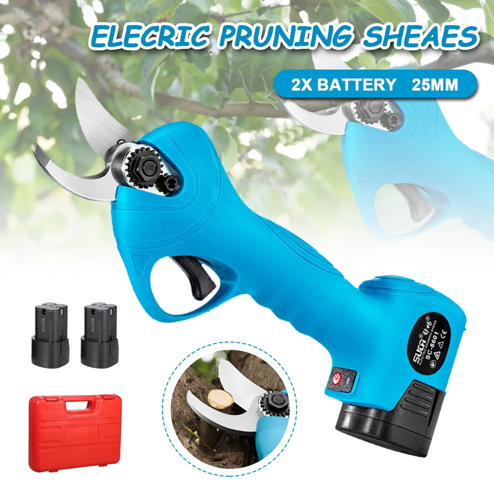 

16.8V Cordless Pruner Lithium-ion Pruning Shear Efficient Scissors Bonsai Electric Tree Branches Garden Tools Electric SC-8601