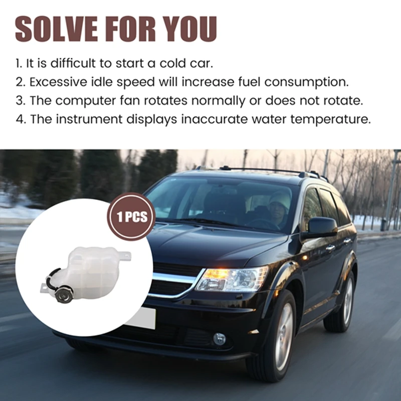 Новый резервуар для охлаждающей жидкости радиатора и крышка 5058456AE Dodge Journey 2009-2015