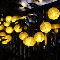 solar lantern string lights outdoor solar powered garden lights waterproof solar outside for summer patio lawn yard fence party