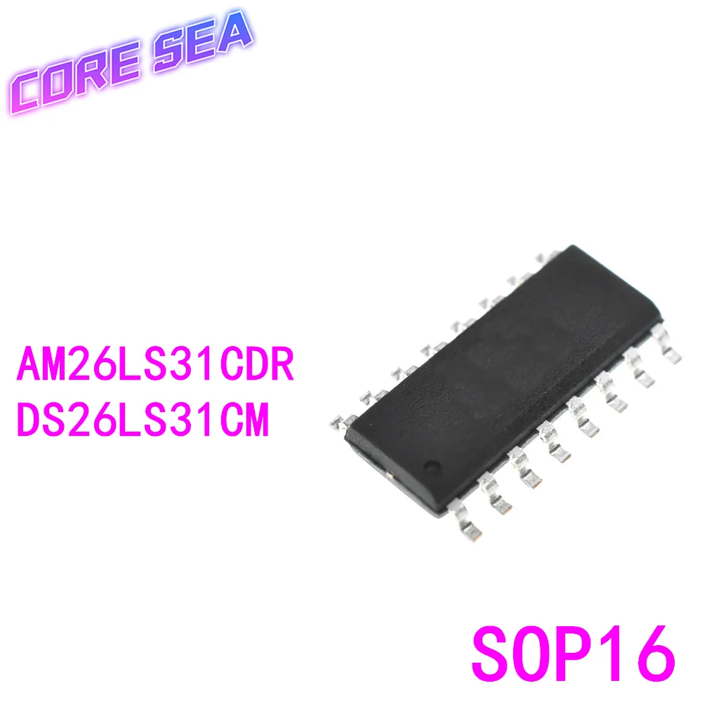

10PCS AM26LS31C AM26LS31CDR DS26LS31CM CMX Patch SOP16