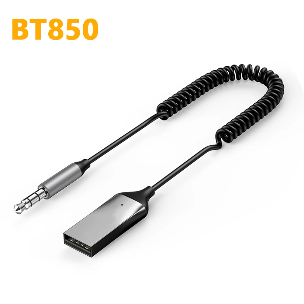 

Адаптер Kebidumei Bluetooth 5,0 Aux с USB на разъем 3,5 мм, беспроводной автомобильный Bluetooth Реверсивный комплект громкой связи для автомобильного передатчика