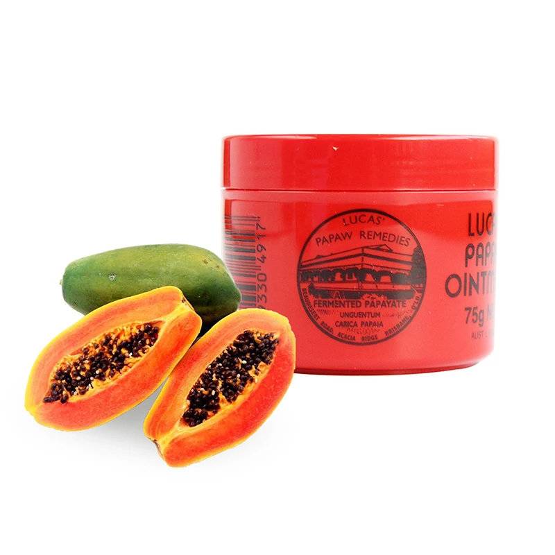 

AU Lucas PAPAW Ointment Diaper Rash Cream Lip Balm Wound Care Papaya Skin Repair Cream 25g/75g