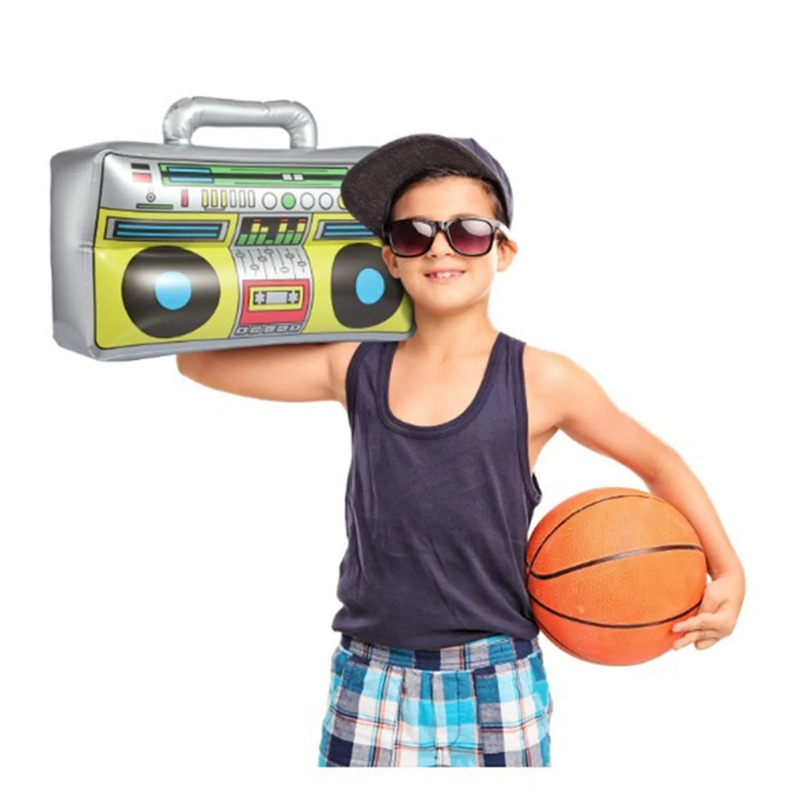Inflatable Mobile Phone Radio Party Props For 80s 90s Supplies Decorations Funny Kid Adult Inflated Toy Игрушки | и хобби