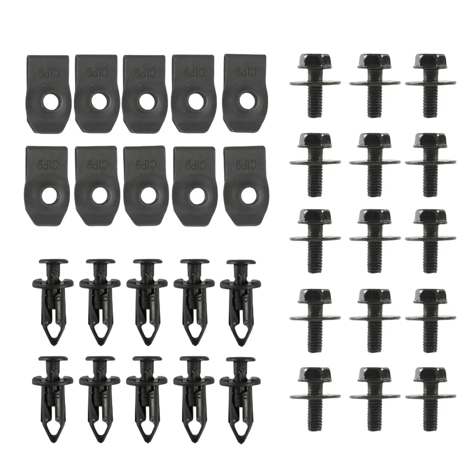 35Pcs Engine Under Cover Push Body Bolts for G35 G37