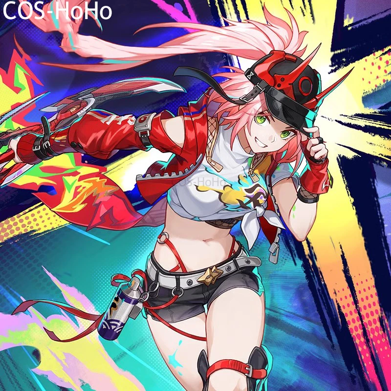 COS-HoHo Honkai: Star Rail Rappa The Sea Ranger игровой костюм прекрасная униформа косплей Хэллоуин