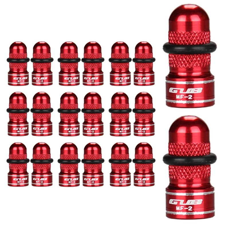 

GUB Mf-2 Is Suitable For Beautiful Mouth / French Mouth Valve, Aluminum Alloy Valve Cap, Color Dust Cover, 20 Pcs/Pack