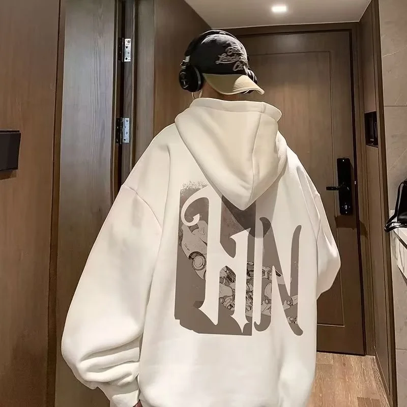 

Street Hop American Hoodie Hoodies Sweatshirt City Autumn Funny Oversized Boy Mens High Streetwear Hip Tracksuit 2022 Men Hoody