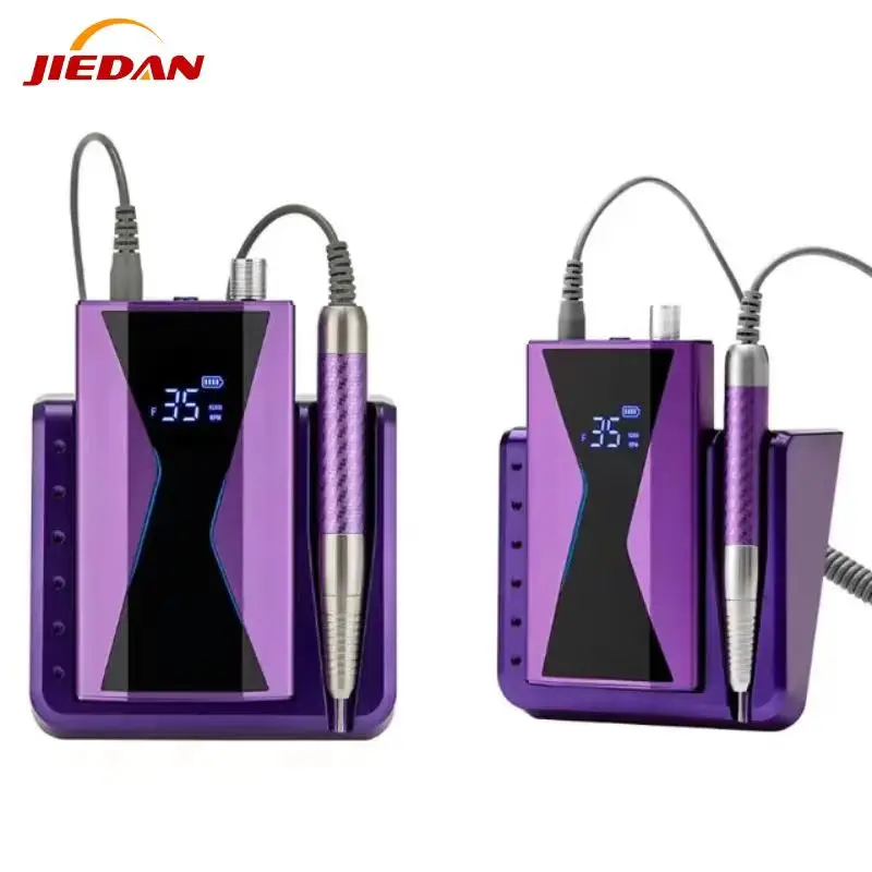 Новая бесщеточная перезаряжаемая электрическая дрель для ногтей 40000 об/мин