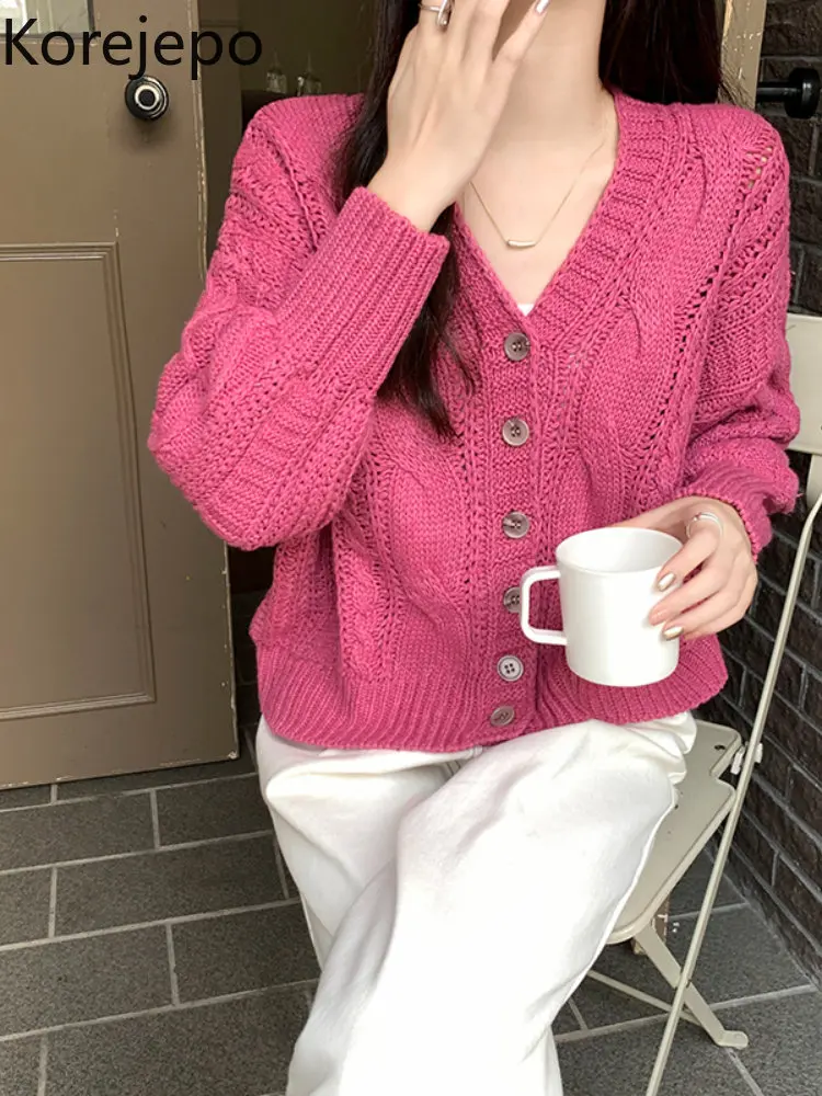 

Свитер женский с V-образным вырезом, Осень-зима