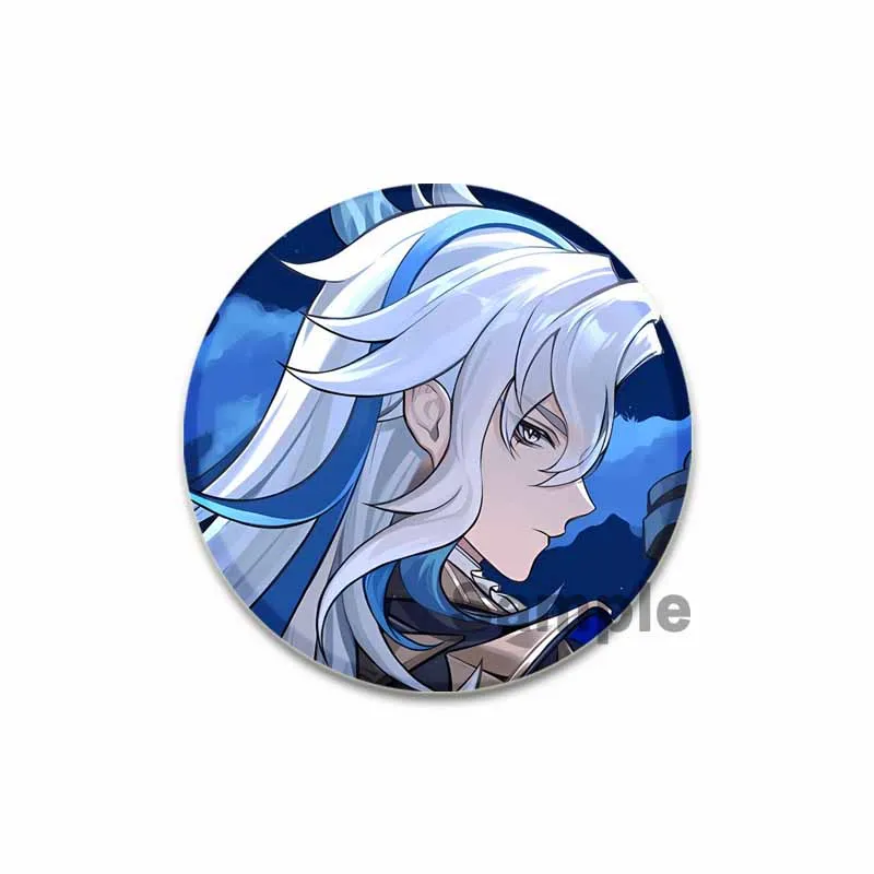 

Значок аниме персонажа Neuvillette из пластика