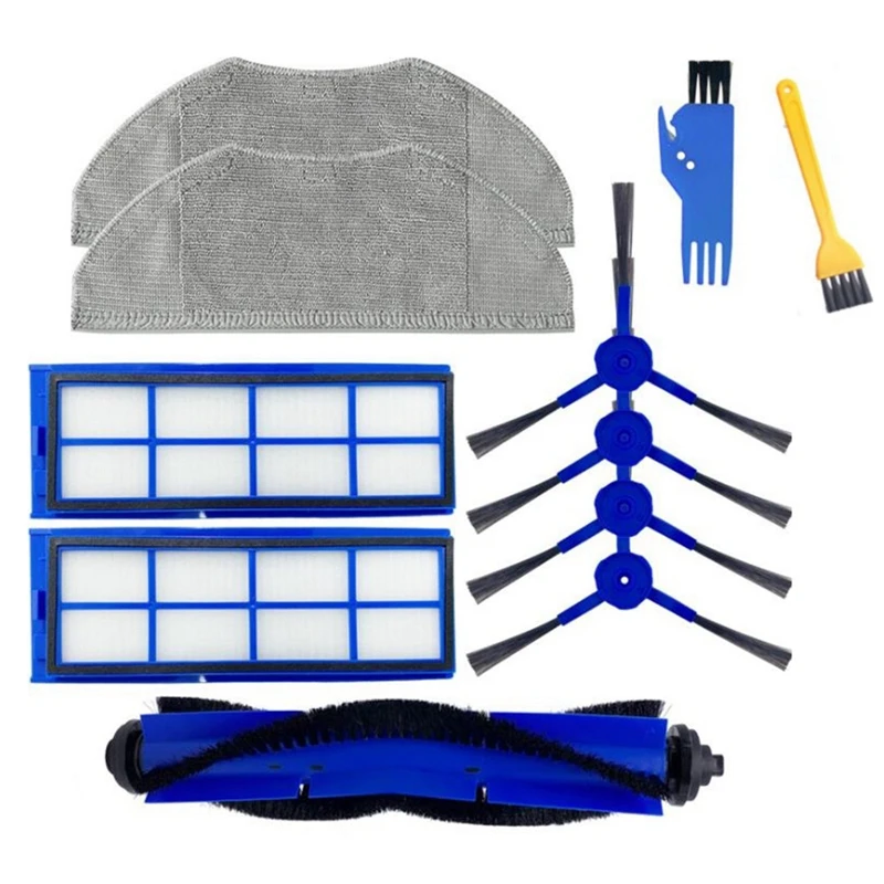 

Side Brush Filter Roller Brush Mop Cloths For Eufy Robovac L70 Sweeper Robot Vacuum Cleaner Accessories, 11Pcs