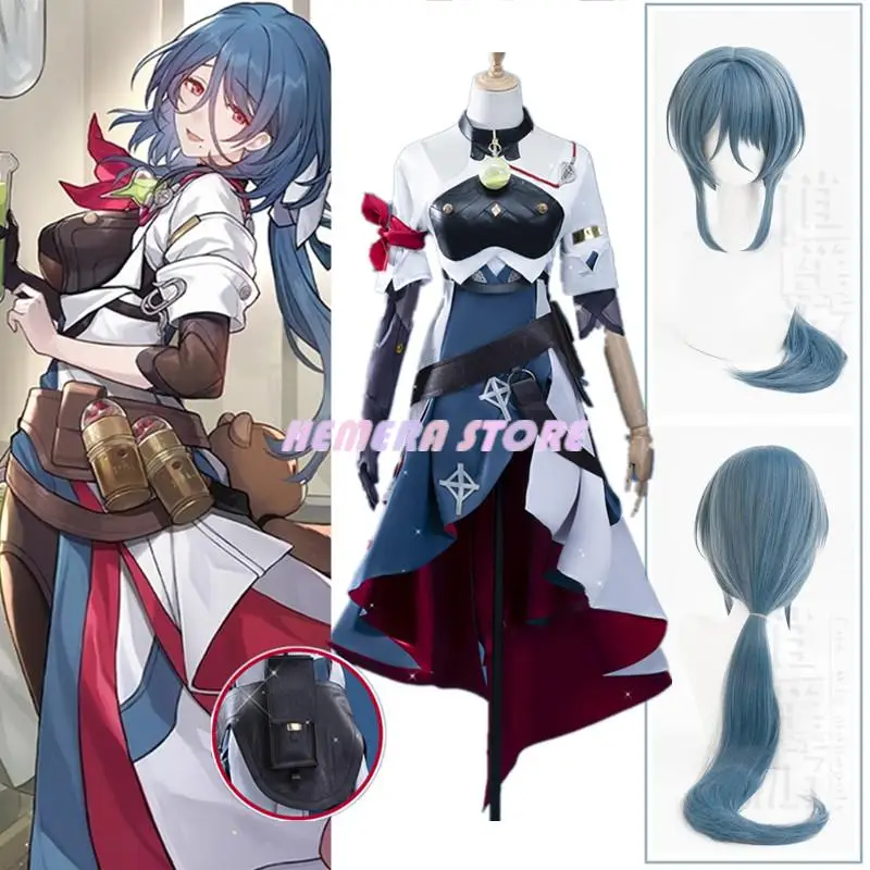 

Natasha Cosplay Costume Game Honkai Star Rail Women Dress Halloween Carnival Wildfire Doctors Underworld Natasha Outfit