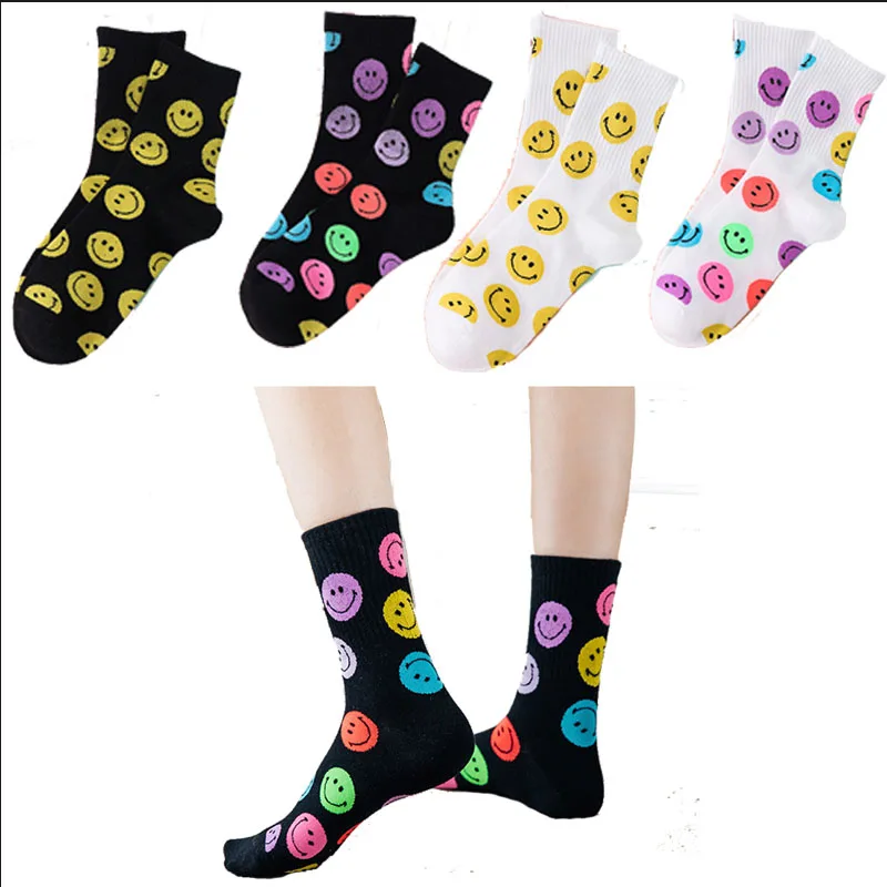 

Happy Socks Cute Cartoon Calcetines Funny Woman Kawaii Skarpetki Damskie Harajuku Fashion Chaussettes Korean Style Women Sock