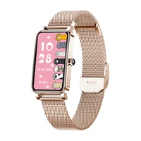 zx19 womens smartwatch custom dial full touch screen ip68 waterproof smart bracelet womens heart rate monitor lovely bracelet