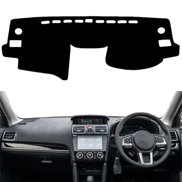 Чехол для приборной панели, Солнцезащитный коврик, коврик для SUBARU Impreza XV WRX 2012-2016 Forester SJ 2014-2018, протектор ковра для приборной панели, автомобильные аксессуары