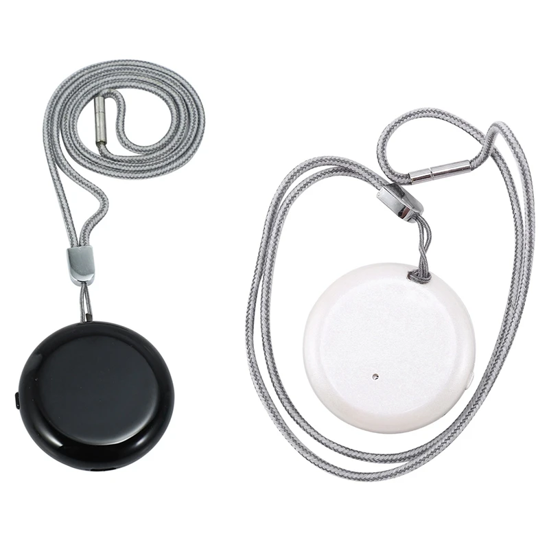 

2set Personal Wearable Air Purifier Necklace Mini Portable Air Freshner Ionizer Negative Ion Generator for Travel Home