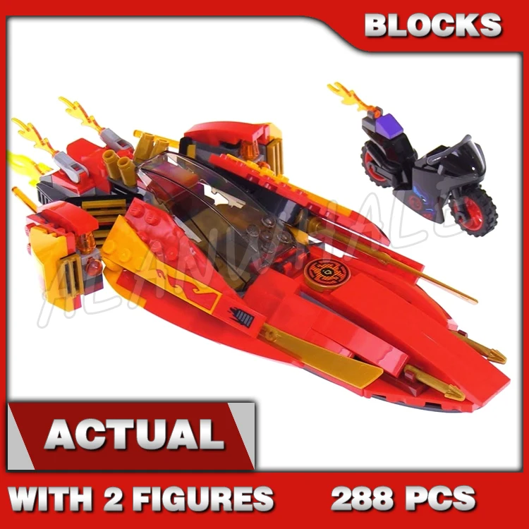 288pcs  V11 Battle Boat Street Bike Motorcycle 10801 Buildin