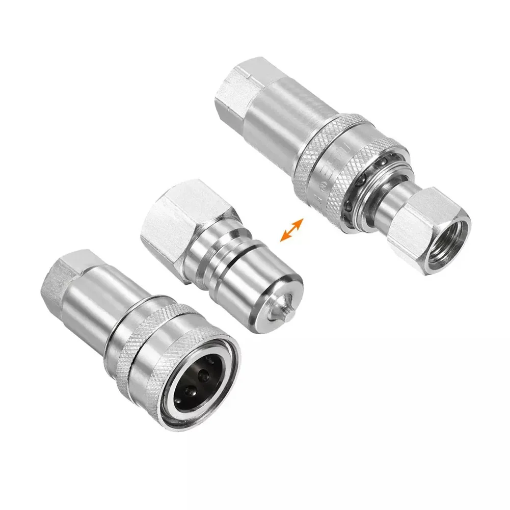 ustawić 1 zestaw hydraulicznych szybkozłączy M14x1 5 mm z gwintem wewnętrznym Złączka hydrauliczna szybkozłącza