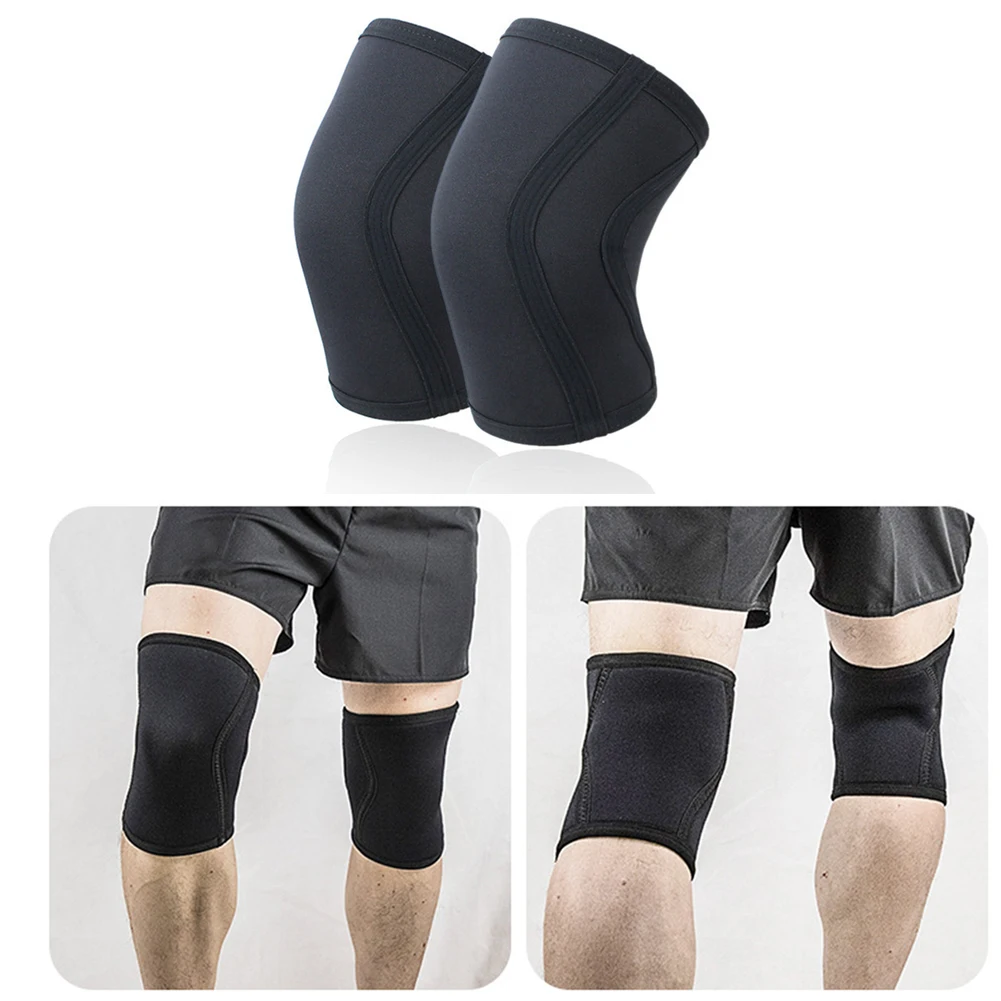 

Neoprene Thickened Knee Protective Pads Quick-Drying Knee Support Brace Sleeves for Basketball Training Sportswear