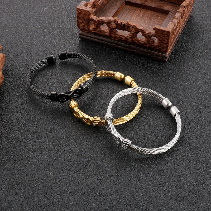 KALEN символ бесконечности хип-хоп рок для мужчин нержавеющая сталь винтажные