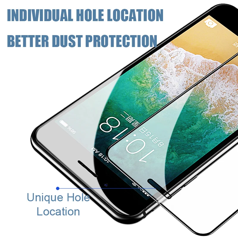 3Pcs Full Cover Protective Glass On For iPhone 15 14 13 12 Mini 11 Pro Xs Max X XR 7 8 6 6S Plus Tempered Screen Protector Glass