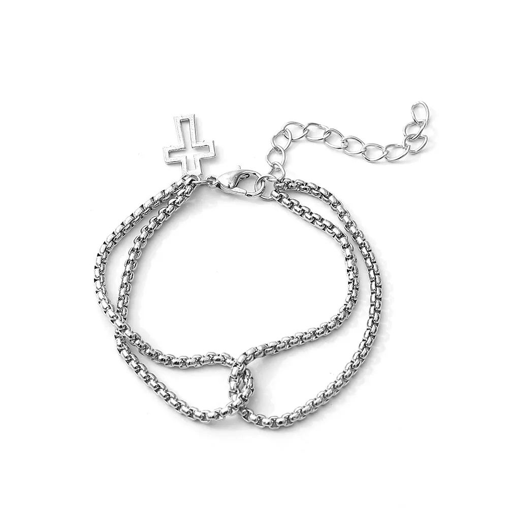 

2022 Trend European Vintage Woven Fried Dough Twist Open Bracelet For Men And Women Geometric Bracelet Wholesale Cross Bracelets