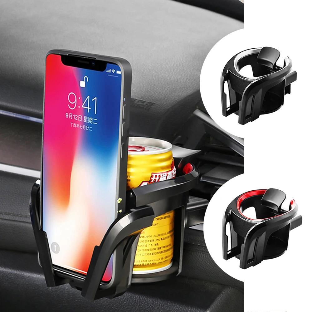 

Car Cup Holder Coasters Food Tray Coffee Air Outlet Mobile Phone Holder Multifunctional Beverage Holder Ashtray Storage Box ABS