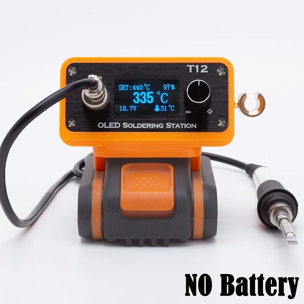 

T12 электрический цифровой паяльник беспроводная пайка для Worx 20 В 4PIN литиевая батарейная станция DIY прибор ремонт часов