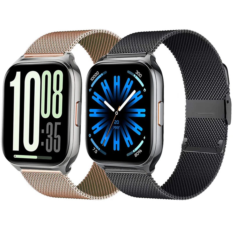 Фото Ремешок для HAYLOU WATCH 3, браслет для Haylou Watch 4S S6 R8 S8, ремешок для часов, металлический браслет для Haylou Solar Lite 2 №1
