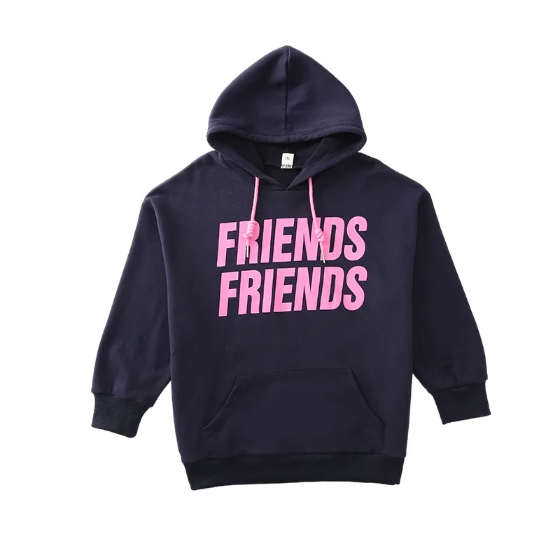 

Белая толстовка для девочек-подростков, хлопковая свободная спортивная одежда с буквенным принтом, детская одежда для девочек от 10 до 12, Нов...