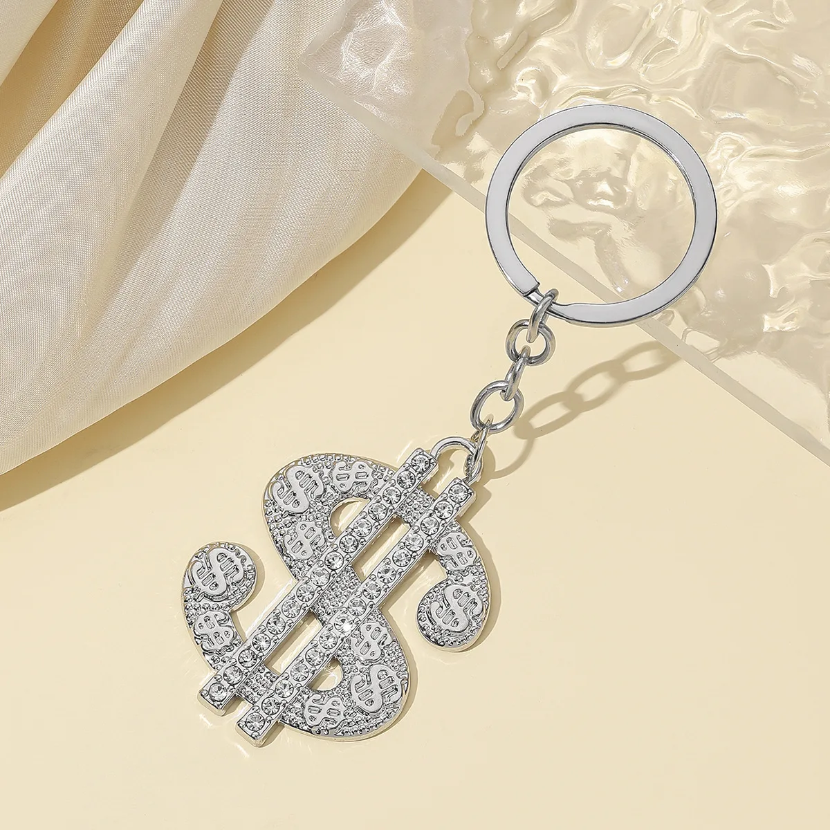 Брелок С Символом Доллара из сплава модное ювелирное изделие для женщин и мужчин