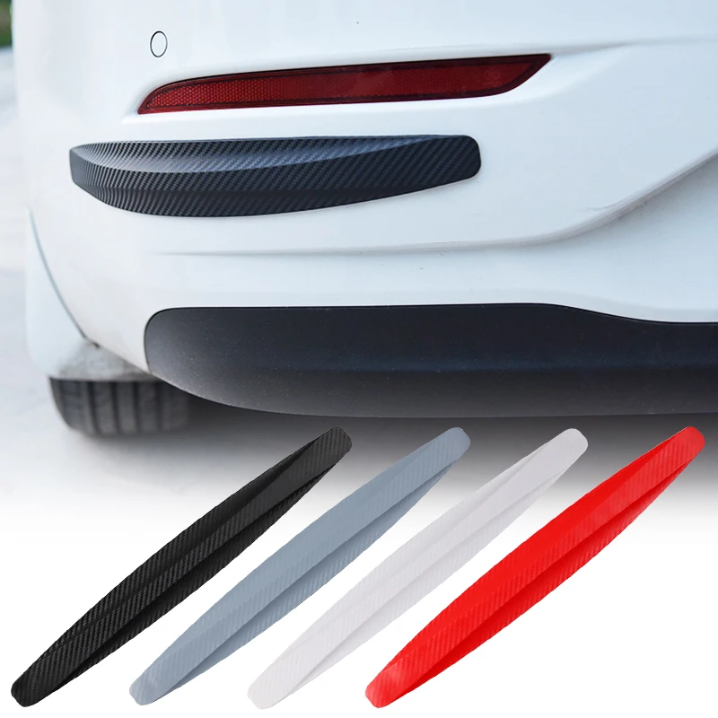 

Universal 2 PCs Car Bumper Protector Strip Guard Corner Protection Strips Scratch Protector Crash Blade Anti-collision Decals