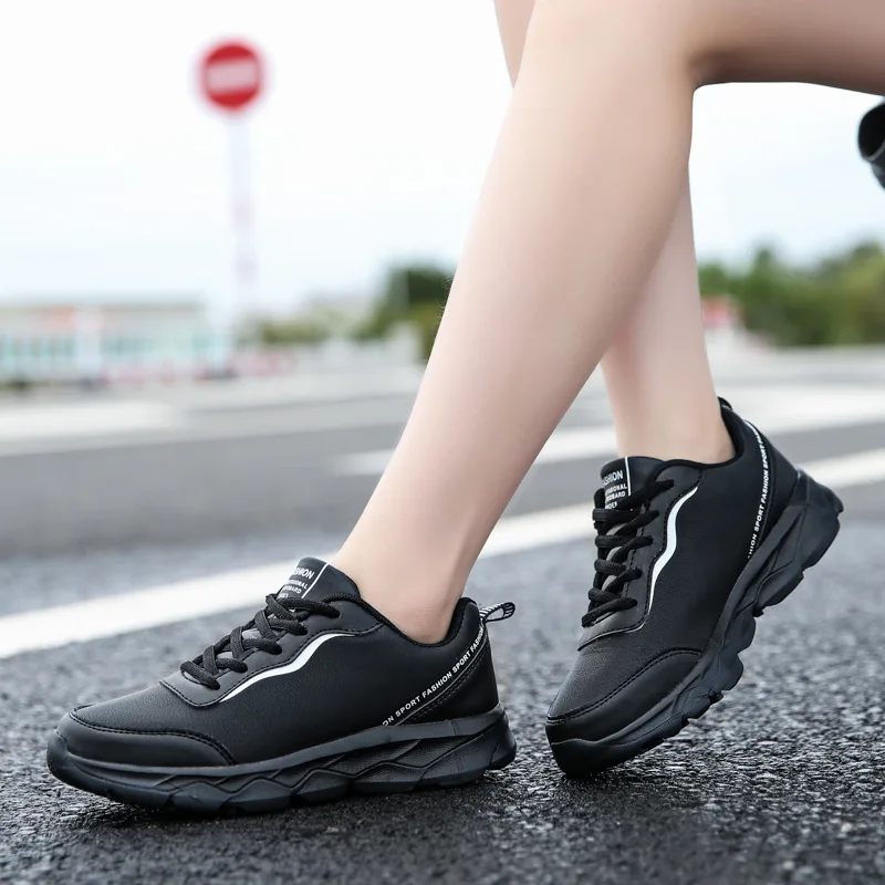 Xiaomi SALUDAS Women's Sneakers Waterproof Luxury Leather Shoes Light Breathable Running Sneakers Outdoor Sports Shoes Women