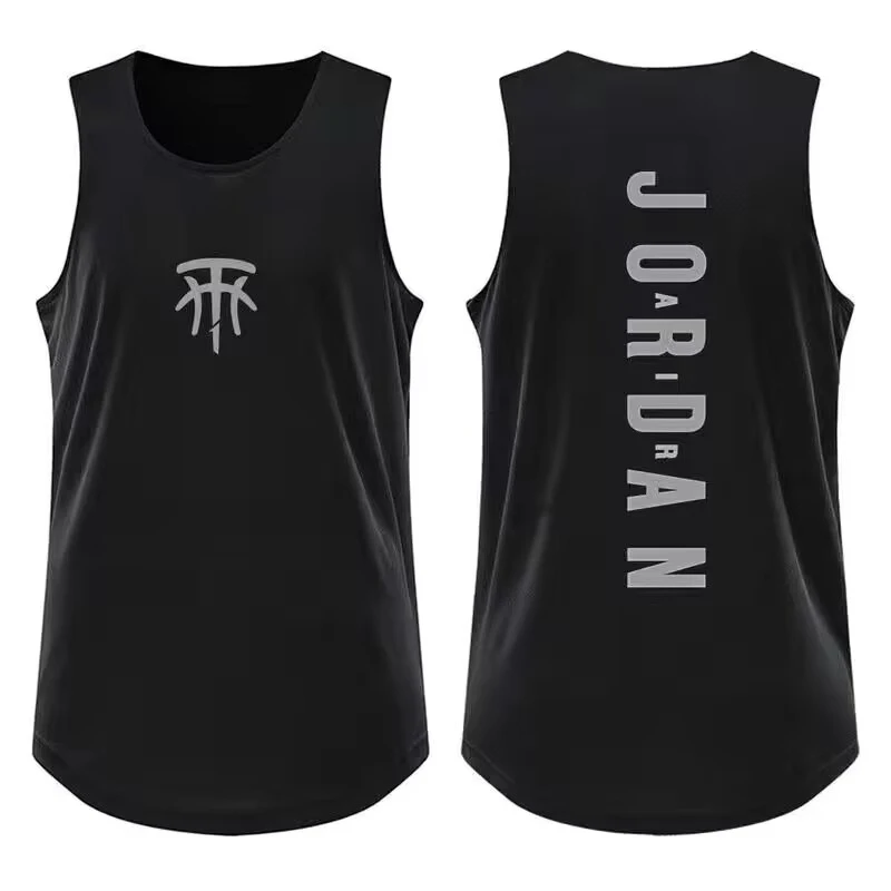 Summer Men's Sports Vest Men's Basketball Vest Sports Vest Sleeveless Men's Basketball Uniform Men's Sleeveless Ball Uniform