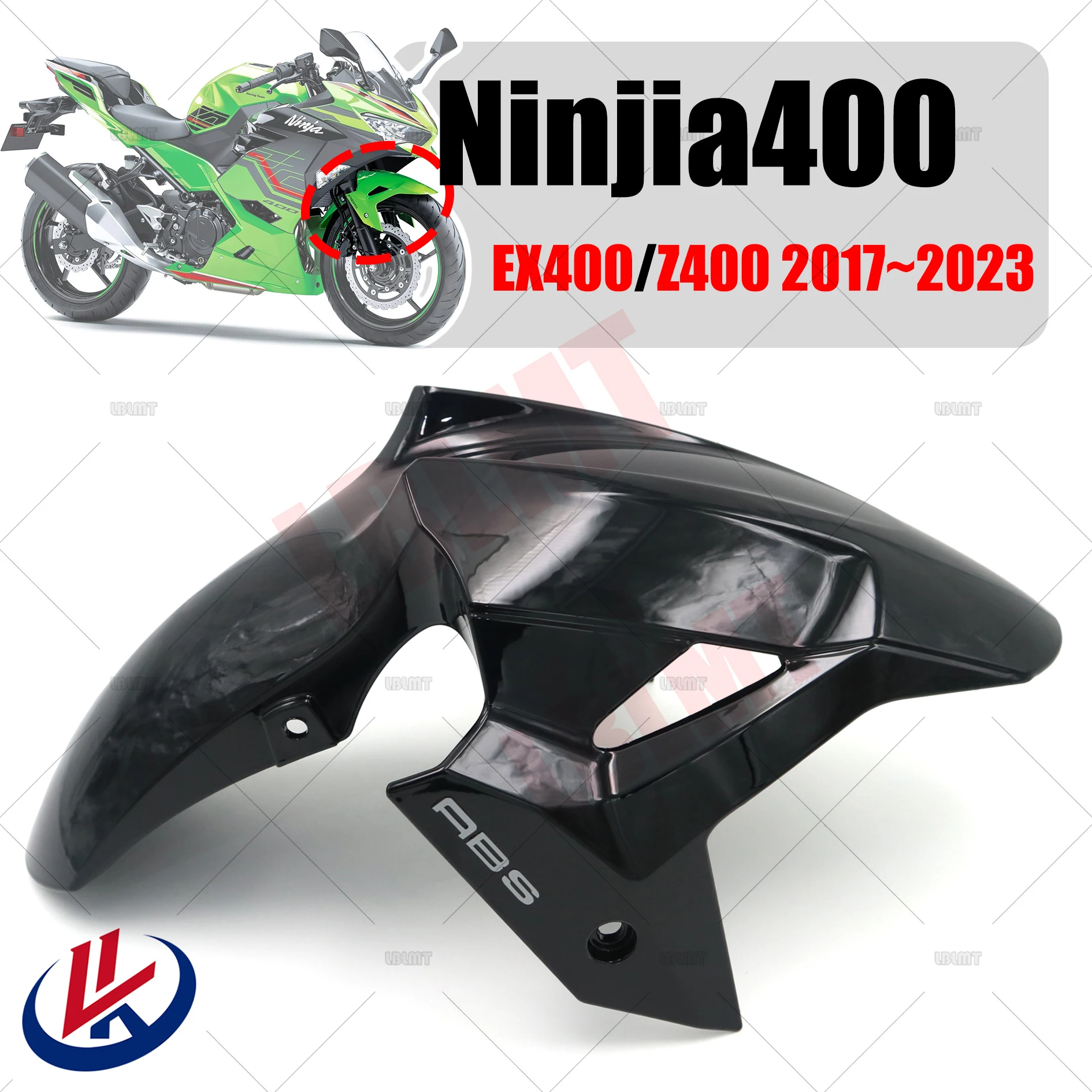 

For KAWASAKI Z400 ZX400 EX400 Ninja400 2017-2023 Front Fender Motorcycle Shell Accessories Mudguard Tire Splash Mud Guard