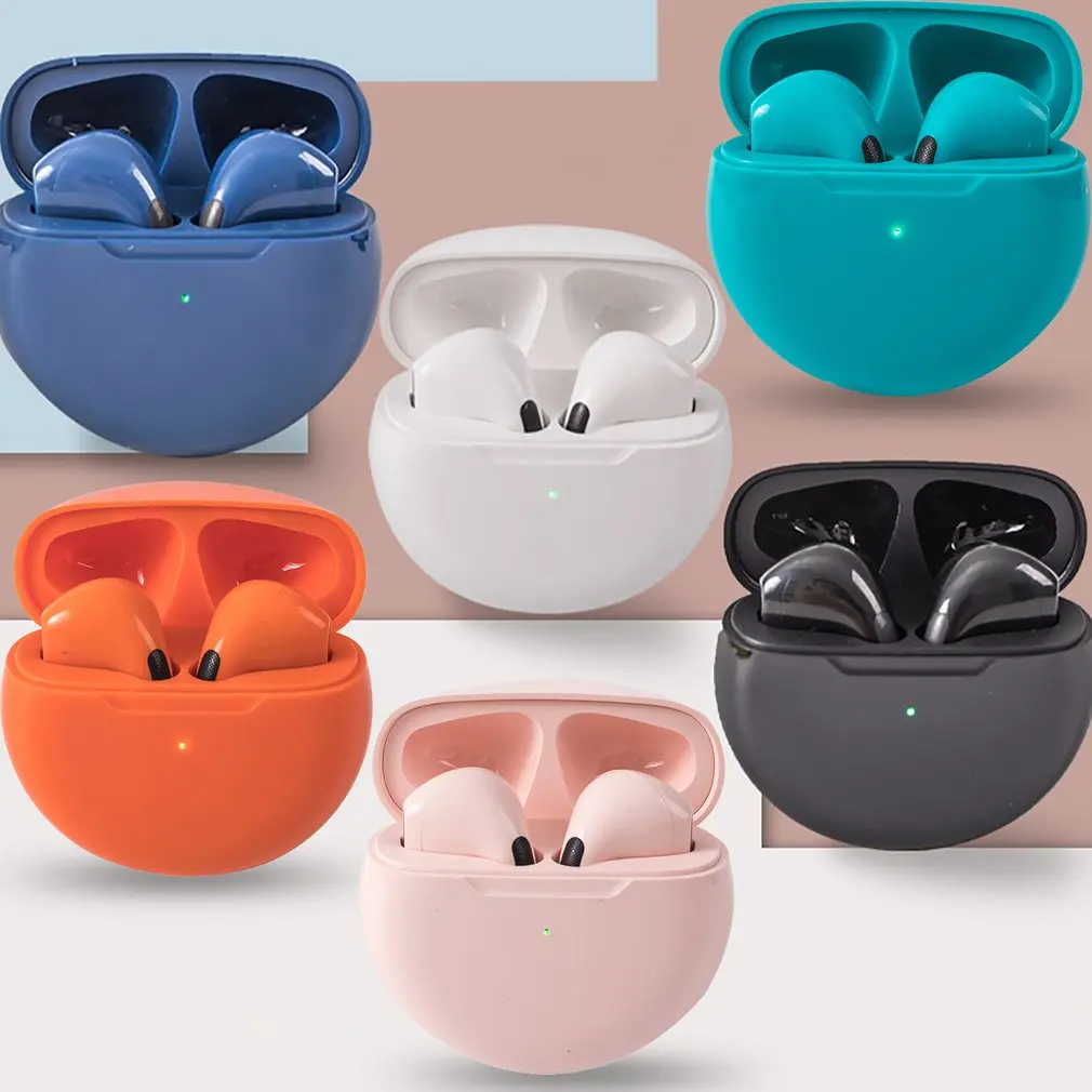 Bluetooth-наушники TWS PRO 6 с сенсорным выдвижным датчиком и микрофоном