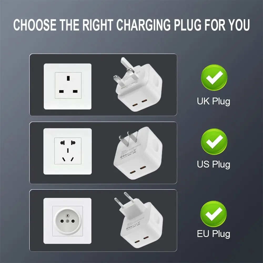 

Новое быстрое зарядное устройство с 2 портами типа C, аксессуары для iPhone 14